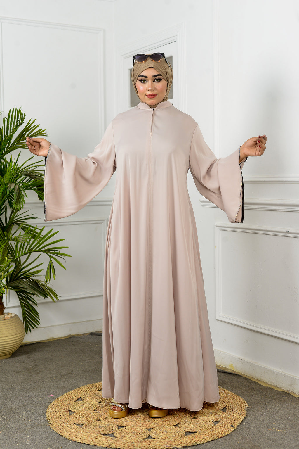 Biege Abaya