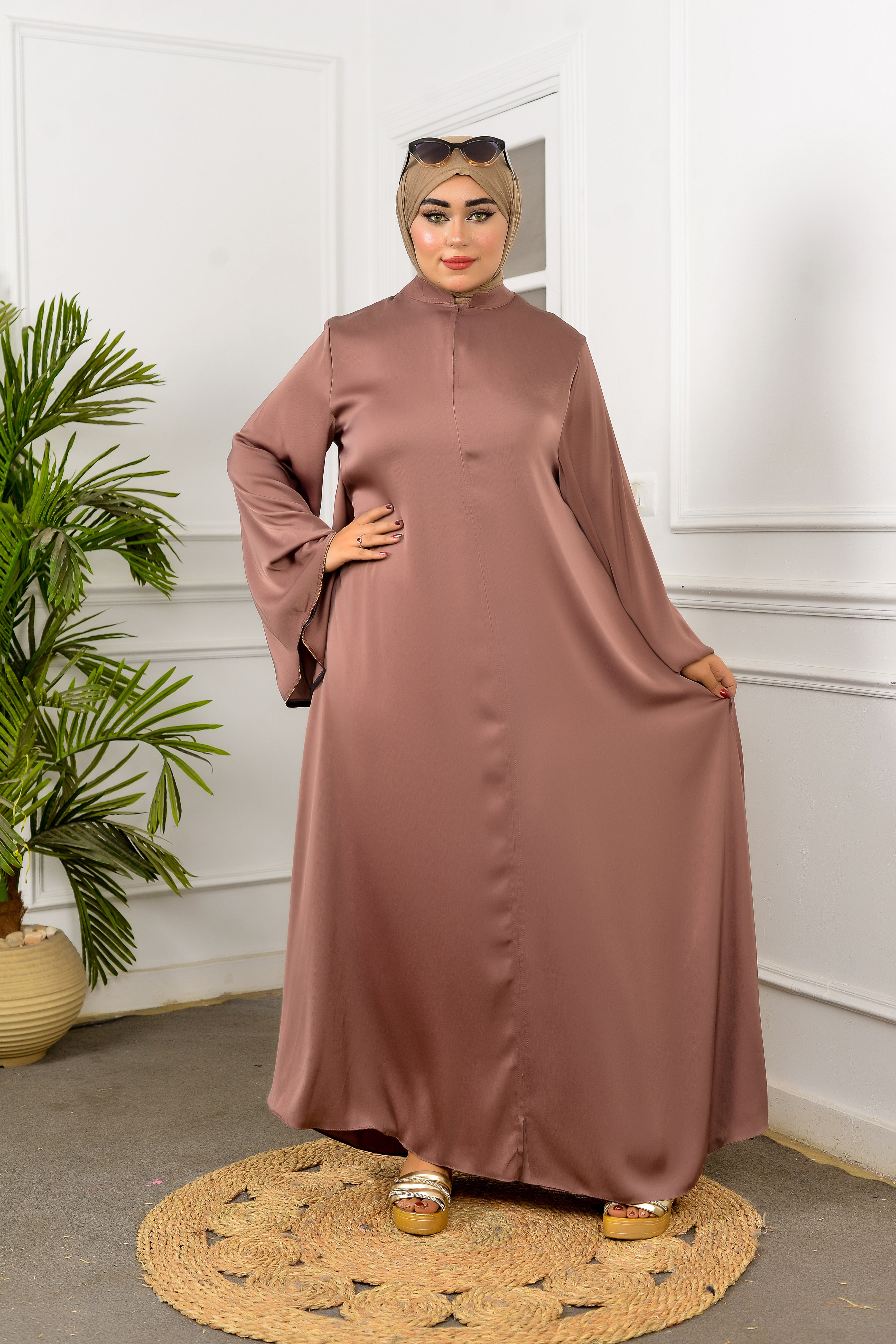 Rose Gold Abaya