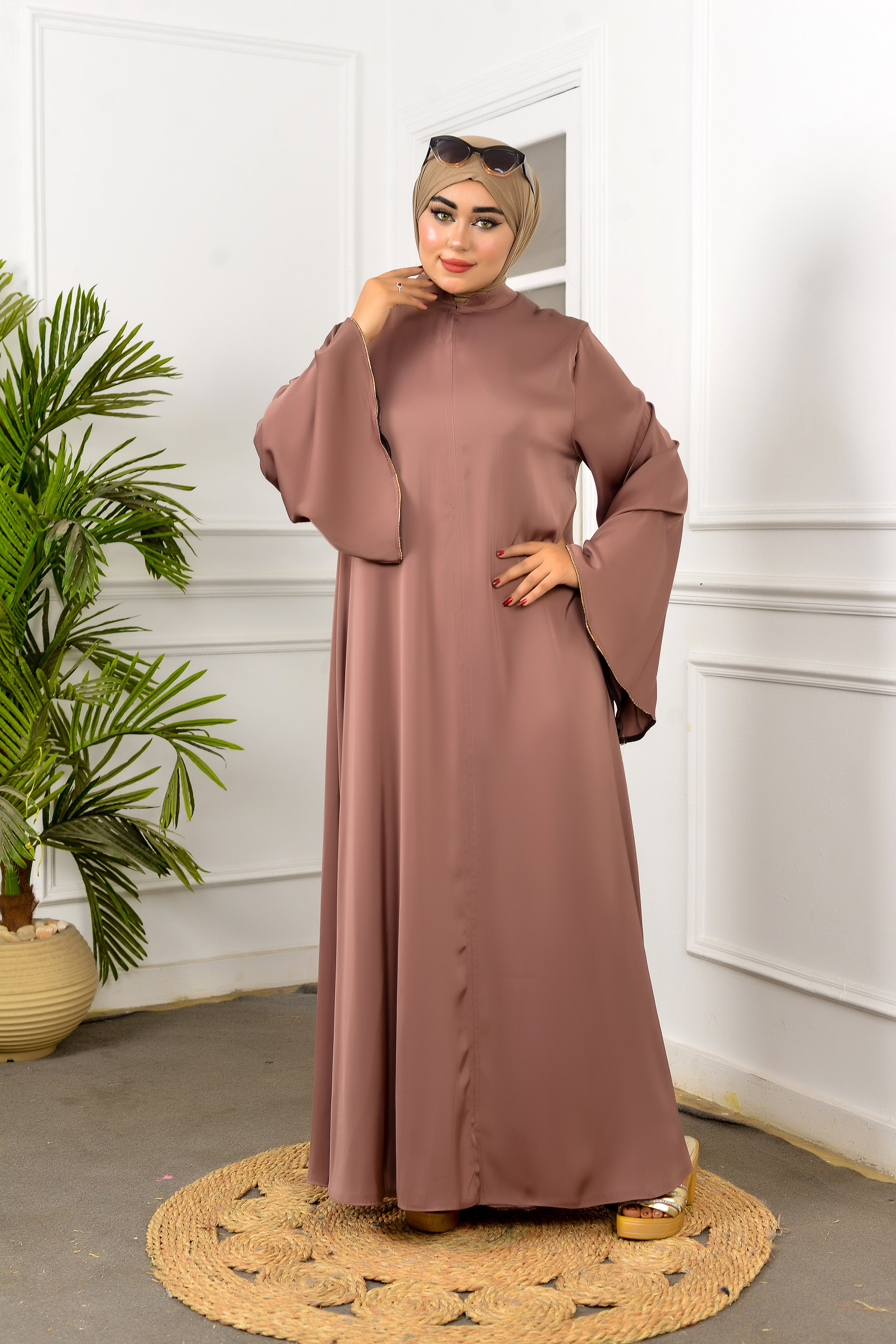 Rose Gold Abaya