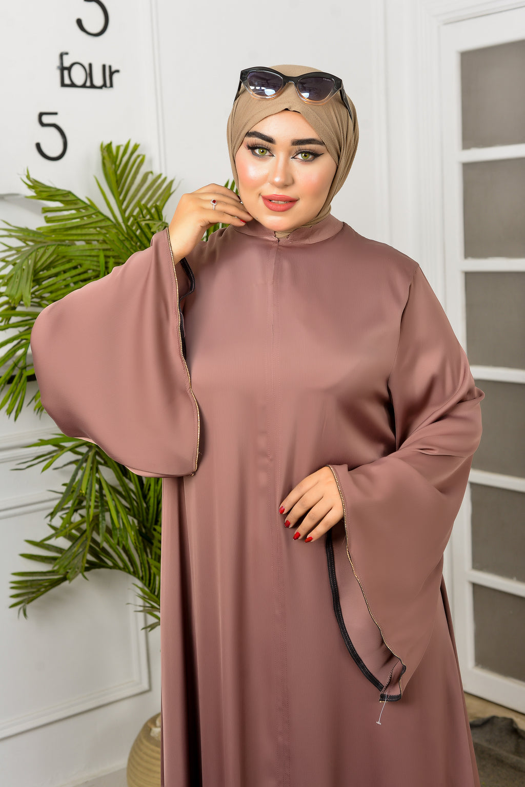 Rose Gold Abaya